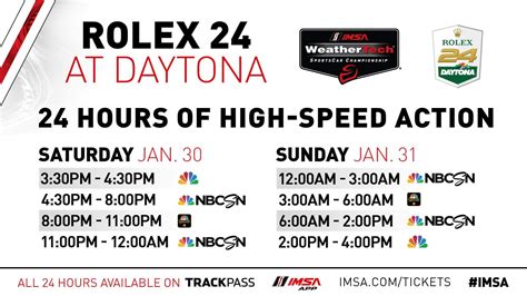 rolex 24 at daytona live timing|rolex 24 daytona schedule.